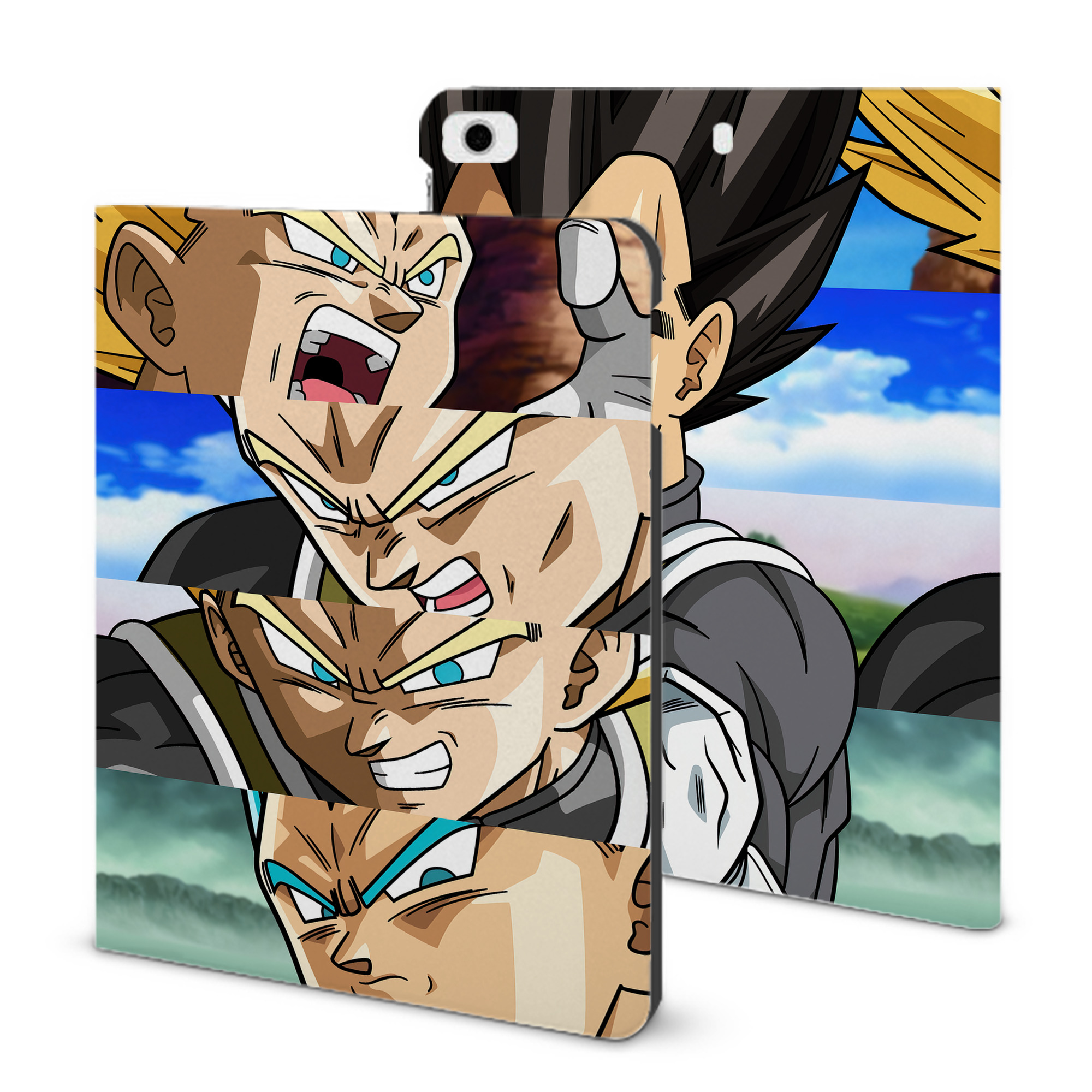 （画像用） ドラゴンボール DRAGON BALL IPad ケース ブック型 PUレザー TPU 耐衝撃 軽量 薄型 ペン収納なし 全面保護 IPad 各モデル対応